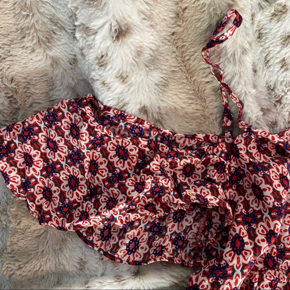 Patterned Cold-Shoulder Dress - Picture 4 of 6